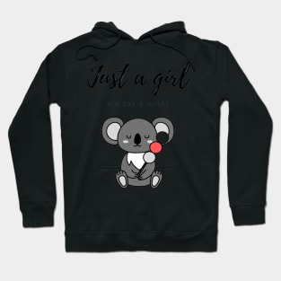 Just a girl who loves koalas - Kawaii Hoodie